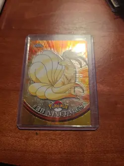 1998 Topps Chrome Pokemon Ninetails #38 TV Animation Edition NM-MT - Image 3