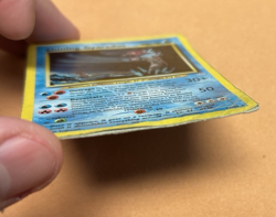 Pokemon Shining Gyarados 65/64 Neo Revelation Holo in Damaged Condition HP - Image 2