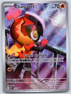 Charcadet MEP 022 (NM) - Mega Evolution Black Stamp Promo - Pokemon TCG - Image 1