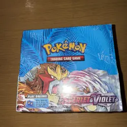 Pokemon Booster Box FAKE - Scarlet And Violet Fake Not Real - Image 1
