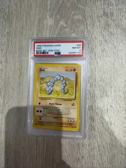 ONIX 56/102 - BASE SET 1999-2000 POKEMON CARD - FRESH SLAB- PSA 8 - Image 1