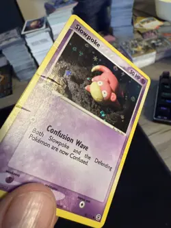 Pokemon TCG EX FireRed & LeafGreen Slowpoke 80/112 Reverse Holo DMG - Image 2