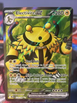 2025 POKEMON DRI EN-DESTINED RIVALS 212 ELECTIVIRE EX ULTRA RARE NM/M - Image 1