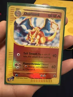 Pokemon TCG Charizard 39/165 Expedition Base Set 2002 Reverse Holo Rare 🔥 - Image 1