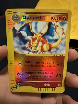 Pokemon TCG Charizard 39/165 Expedition Base Set 2002 Reverse Holo Rare 🔥 - Image 2