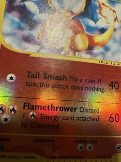 Pokemon TCG Charizard 39/165 Expedition Base Set 2002 Reverse Holo Rare 🔥 - Image 4