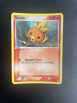 Pokemon Cards - Torchic - 69/106 - EX Emerald - Stamped - Reverse Holo - 2005 NM - Image 1
