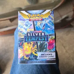 Pokemon Sword & Shield Silver Tempest Booster Bundle Alolan Vulpix - 6 Packs - Image 1