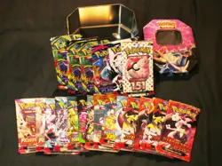 *OPENED* Pokemon Booster Packs ~ Hits + Bulk & Tin, 151 Destined Rivals - Image 1