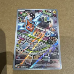 Rotom 197/182 Destined Rivals Full Art Illustration Rare Pokemon Card TCG - Image 1