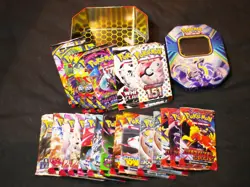 *OPENED* Pokemon Booster Packs ~ Hits + Bulk & Tin, 151 Destined Rivals - Image 1