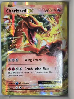 Charizard EX 12/108 XY Evolutions Ultra Rare Pokemon 2016 Dmged - Image 1