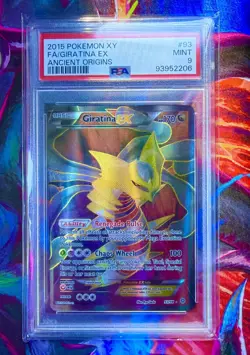 Pokemon 2015 Giratina EX 93/98 XY-Ancient Origins Holo Full Art PSA 9 Mint - Image 1
