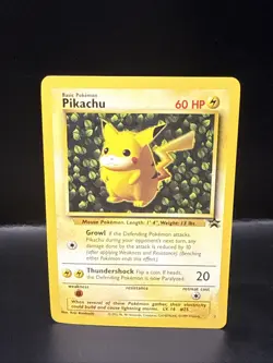 Pokemon TCG Pikachu Wizards Black Star Promos Rare Pokemon J - Image 1