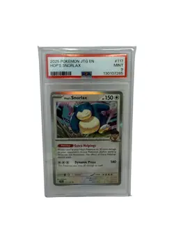 2025 Pokemon SV Journey Together JTG EN Hop's Snorlax #117/159 PSA 9 - Image 1