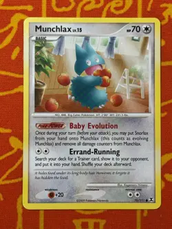 POKEMON TCG MUNCHLAX 70/111 NON HOLO COMMON EXCELLENT RISING RIVALS - Image 1