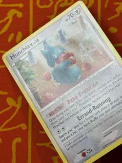 POKEMON TCG MUNCHLAX 70/111 NON HOLO COMMON EXCELLENT RISING RIVALS - Image 3