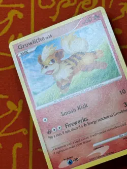 POKEMON TCG GROWLITHE 108/147 NON HOLO COMMON LIGHT PLAY SUPREME VICTORS - Image 3