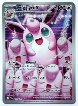 Wigglytuff 105/094 - Pokemon TCG - Phantasmal Flames Illustration Rare Holo - Image 1