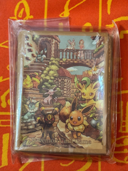 POKEMON JAPAN EEVEE HEROES GYM BOX - CARD SLEEVES (64) NEW & SEALED - Image 1