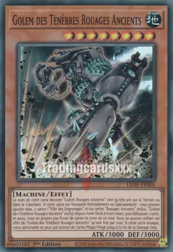 Yu-Gi-Oh! Golem des Tenebres Rouages Ancients : SR LEDE-FR006 - Image 1