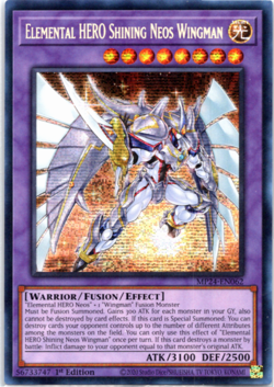 Elemental HERO Shining Neos Wingman - MP24-EN062 Prismatic Secret Rare Yugioh - Image 1