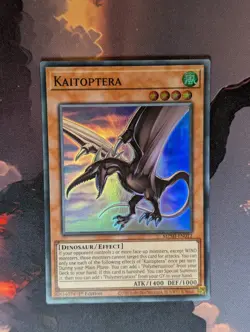 Kaitoptera MZMI-EN012 Super Rare 1st Edition YuGiOh TCG Card - Image 1