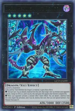 Dark Requiem Xyz Dragon - GFTP-EN099 - Ultra Rare 1st Edition Yugioh - Image 1