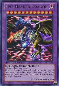 Five-Headed Dragon - LC03-EN004 - NM/VLP - Ultra Rare - Limited ed - Yugioh - Image 1