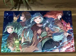 YGO Playmat Charmer Girls TCG CCG Mat Trading Card Game Mat Free Bag Desk Pad - Image 1