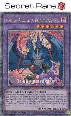 Yu-Gi-Oh! Garura, Ailes de la Vie Retentissante : QCSE RA02-FR024 - Image 1