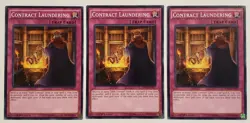 3x Contract Laundering Yugioh Trap Cards The Best Online Deal - Image 1
