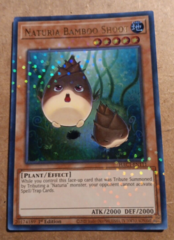 Yugioh Naturia Bamboo Shoot HAC1-EN111 Duel Terminal Ultra Rare 1st Edition - Image 2