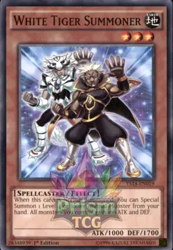 1st Ed White Tiger Summoner YS14-EN019 Yugioh - Image 1