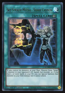Sky Striker Mecha - Shark Cannon - MAMA-EN011 - Ultra Rare - 1st Edition Yugioh - Image 1