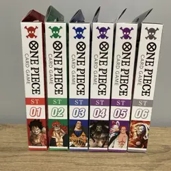 New One Piece TCG/CCG Starter Deck Bundle ST-01 to ST-06 (ENGLISH) - ALL SEALED - Image 2