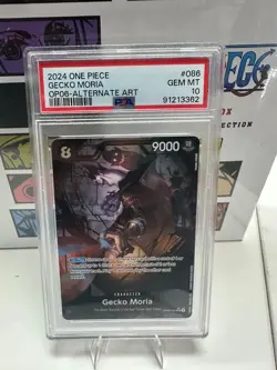 One Piece TCG: Gecko Moria OP06-086 Alt Art ENG - PSA 10 - Image 1