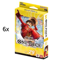 One Piece Egghead Starter Deck [ST29] English Version Lot Of 6 New Sealed - Image 1
