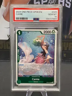 2024 One Piece OP06 English #025 Camie PSA 10 GEM MINT - Image 1