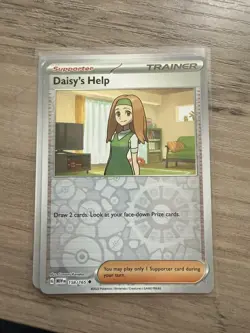 Pokemon TCG Daisy's Help Trainer Card 158/165 Scarlet & Violet 151 Reverse Holo - Image 1