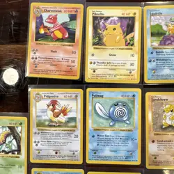 42 Card Pokemon Vintage Lot -, Base Set, Shadowless, LP WoTC - Image 2