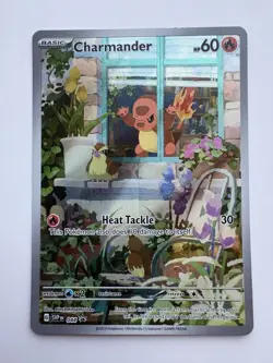 Pokemon TCG Charmander 044 SV Scarlet & Violet Promo Holo Card - Image 1