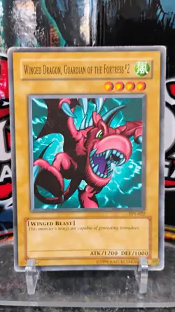 WINGED DRAGON, Guardian of The Fortress #2 YU-GI-OH Trading Card TP1-022 HP - Image 1