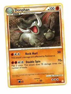 Pokemon Card: Donphan 40/123 HeartGold SoulSilver HGSS Base Set! NM - Image 1