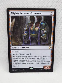 Battle for Baldur's Gate #324 Mighty Servant of Leuk-o Artifact Card NM MTG Rare - Image 1