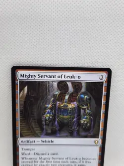 Battle for Baldur's Gate #324 Mighty Servant of Leuk-o Artifact Card NM MTG Rare - Image 2