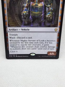 Battle for Baldur's Gate #324 Mighty Servant of Leuk-o Artifact Card NM MTG Rare - Image 3