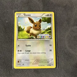 Pokemon TCG Eevee 63/98 Build-A-Bear Workshop Stamped Promo Card - Image 1