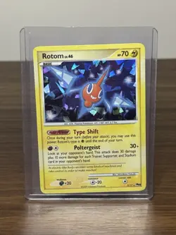 Rotom 5/17 Pop Series - Cracked Ice Holo Rare Pokemon Card - Image 1