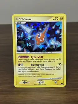 Rotom 5/17 Pop Series - Cracked Ice Holo Rare Pokemon Card - Image 2